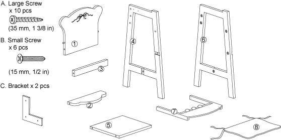 Tiffany Bow High Chair
