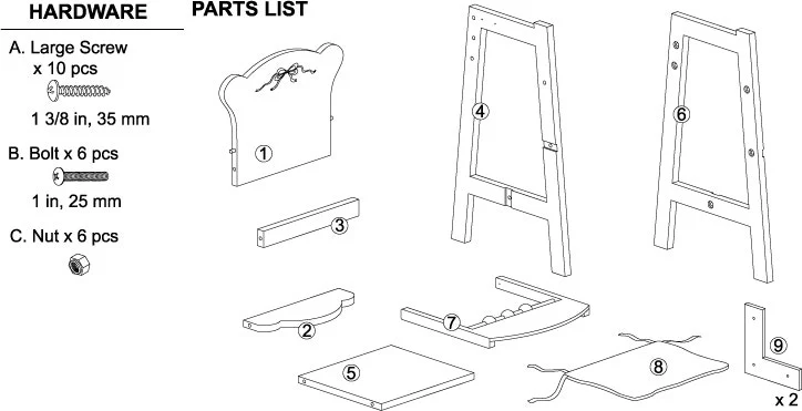 Tiffany Bow High Chair