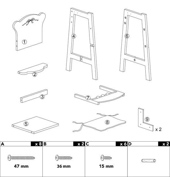 Tiffany Bow High Chair